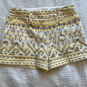 Zara Girls Yellow Shorts